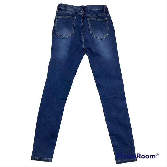 Shein Womens Size M (26x26) High Waisted Distressed Mom Jeans - Picture 2 of 8